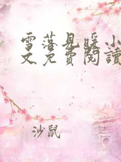 雪落见暖小说全文免费阅读