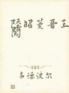 陆昭菱晋王周时阅