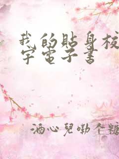 我的贴身校花唐宇电子书