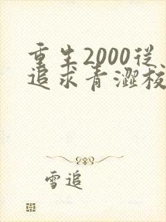 重生2000从追求青涩校花同桌开始txt