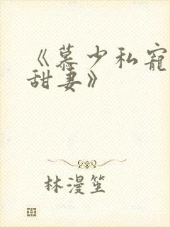 《慕少私宠闪婚甜妻》