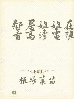 邻居姐姐在线观看高清电视剧免费