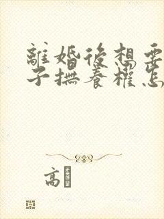 离婚后想要回孩子抚养权怎么起诉