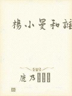 杨小曼和谁结婚