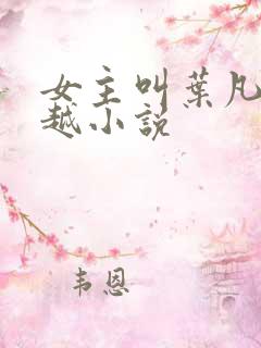 女主叫叶凡的穿越小说