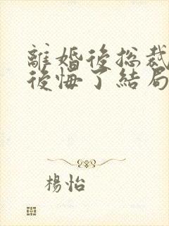 离婚后总裁老婆后悔了结局