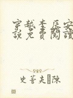 穿越李辰安的小说免费阅读