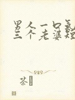 男人一口气娶了三个老婆短剧