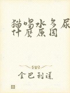 猫喝水多尿多是什么原因