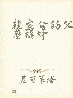 亲家公的父母怎么称呼