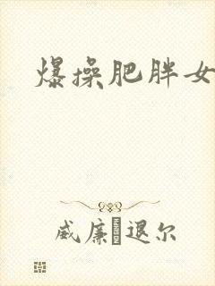 爆操肥胖女人