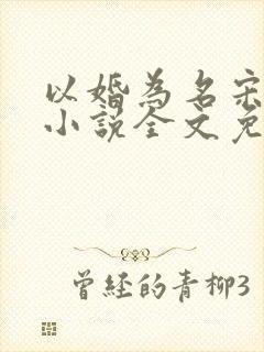 以婚为名宋沥白小说全文免费阅读