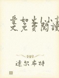 爱如火1小说全文免费阅读