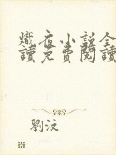 炽夜小说全文阅读免费阅读无弹窗