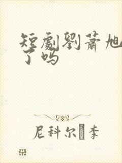 短剧刘萧旭结婚了吗