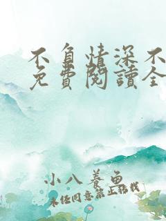 不负情深不负婚免费阅读全文