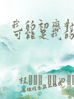 我的初恋对象不可能是我的姐姐小说