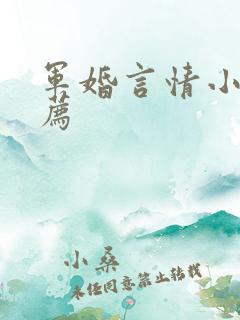 军婚言情小说推荐