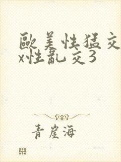 欧美性猛交xxx性乱交3