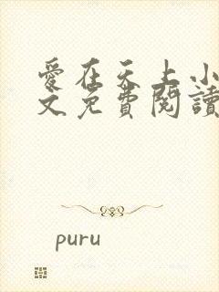 爱在天上小说全文免费阅读