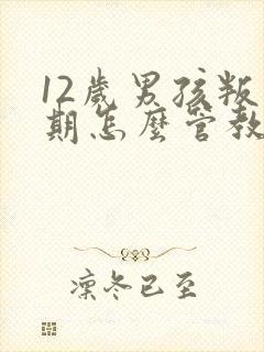 12岁男孩叛逆期怎么管教机构