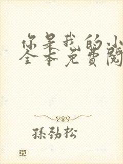 你是我的小确幸全本免费阅读