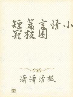 短篇言情小说甜宠校园