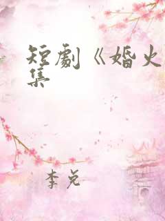 短剧《婚火》全集