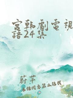 宫韩剧电视剧国语24集