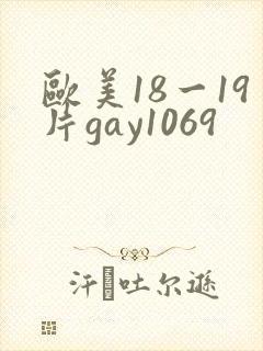 欧美18一19片gay1069