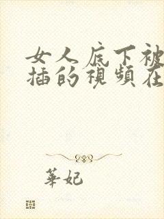 女人底下被男人插的视频在线观看