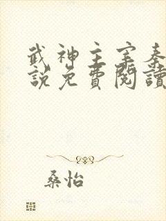 武神主宰秦尘小说免费阅读全文无窗口