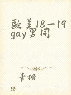 欧美18—19gay男同