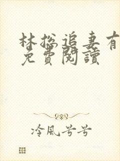 林总追妻有点甜免费阅读