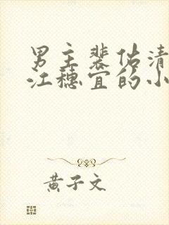 男主裴佑清女主江穗宜的小说