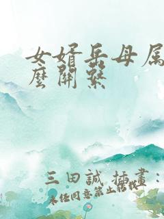 女婿岳母属于什么关系