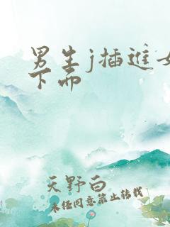 男生j插进女生下面