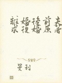 离婚后前夫哭着求复婚原著