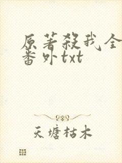 原著杀我全文加番外txt