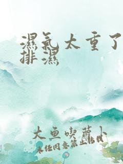 湿气太重了怎么排湿