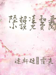 陆招凌和晋王的小说免费阅读