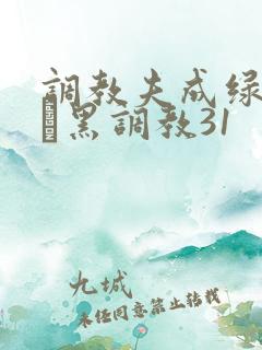 调教夫成绿奴――黑调教31