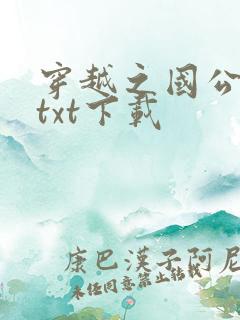 穿越之国公继室txt下载