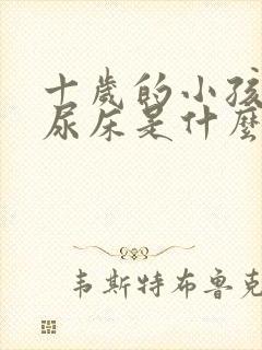 十岁的小孩天天尿床是什么原因