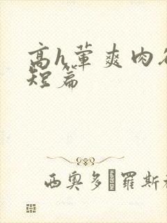 高h荤爽肉欲文短篇