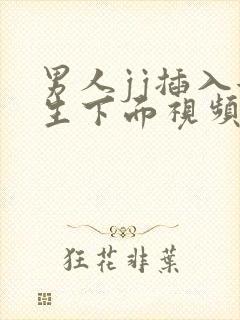 男人jj插入女生下面视频