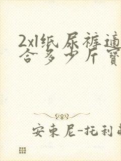 2xl纸尿裤适合多少斤宝宝穿