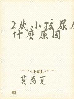 2岁小孩尿床是什么原因