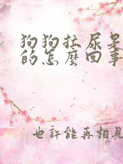 狗狗拉尿是红色的怎么回事