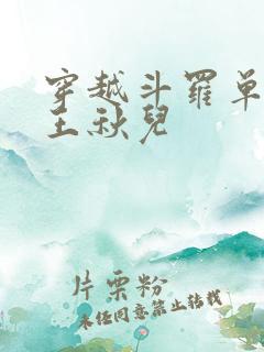 穿越斗罗单女主王秋儿